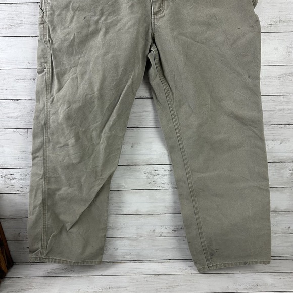 Carhartt B11 DES Carpenter Duck Work Pants 38x32 Original Dungaree fit (47x30.5) - Picture 6 of 15